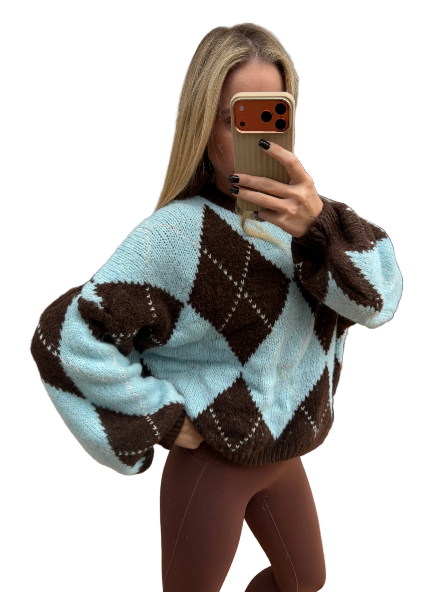 Pullover Raute Dunkelbraun