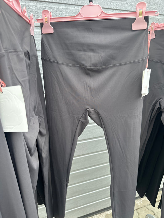 Leggins Glatt Grau