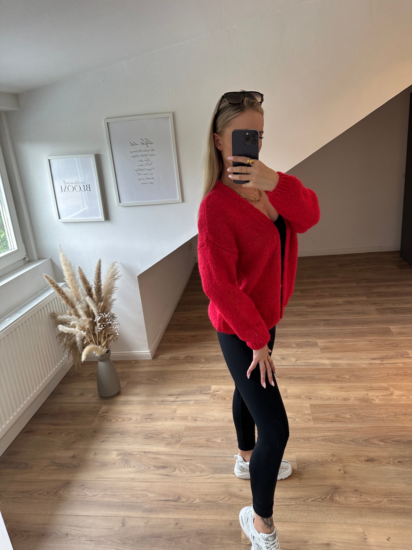 Cardigan "Livi" Rot
