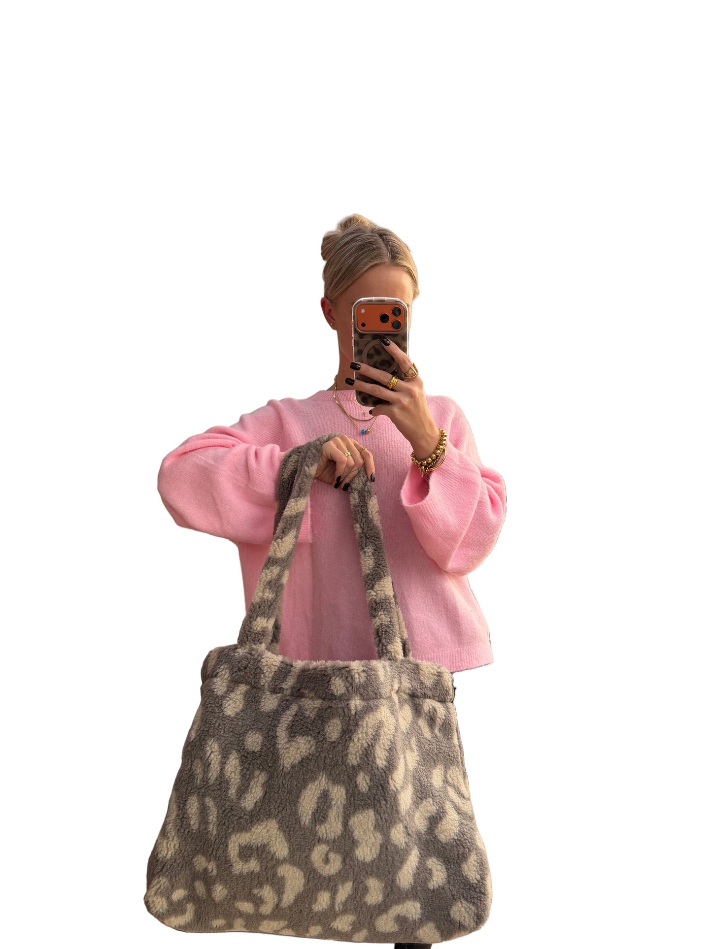 Leo Teddy Tasche Taupe