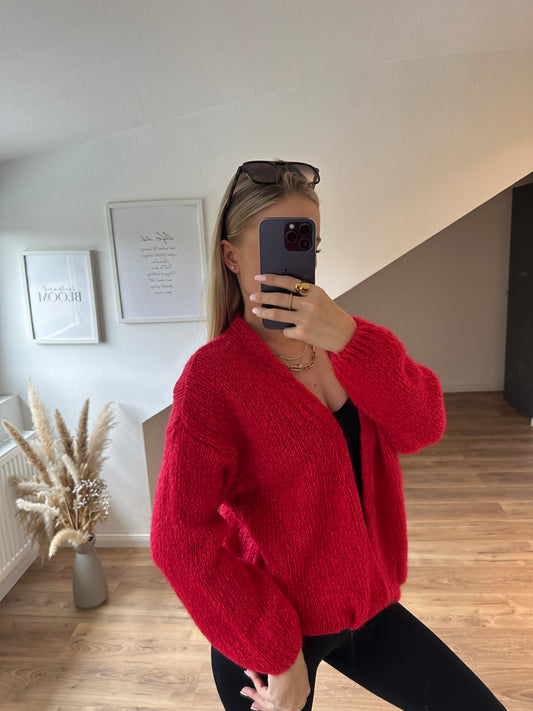 Cardigan "Livi" Rot