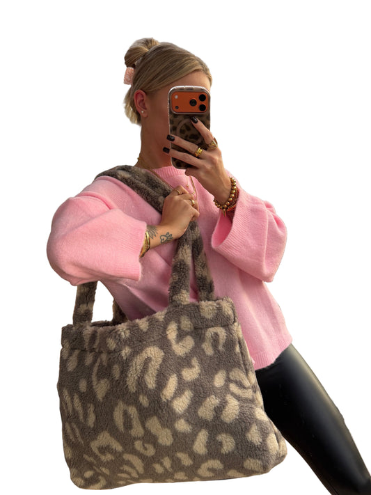 Leo Teddy Tasche Taupe