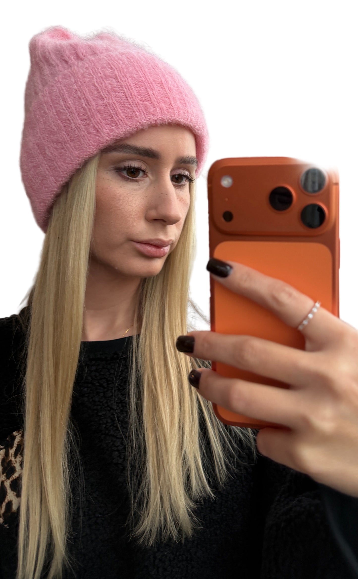 Mohair Mütze versch. Farben