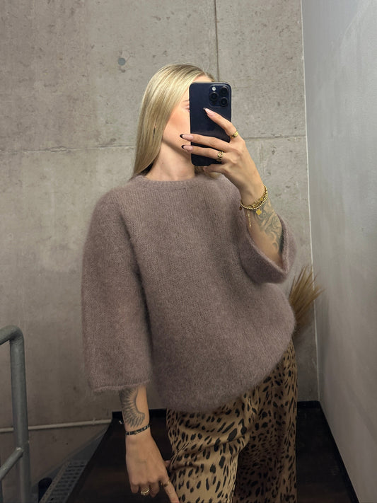 Mohair Pullover Taupe