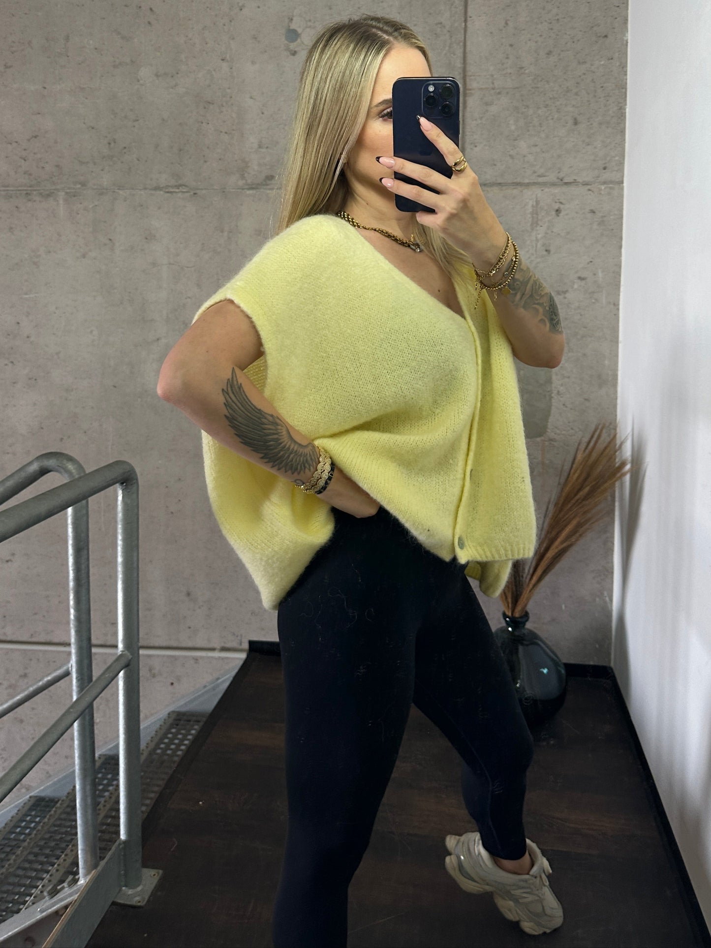 Weste "Anni" Gelb