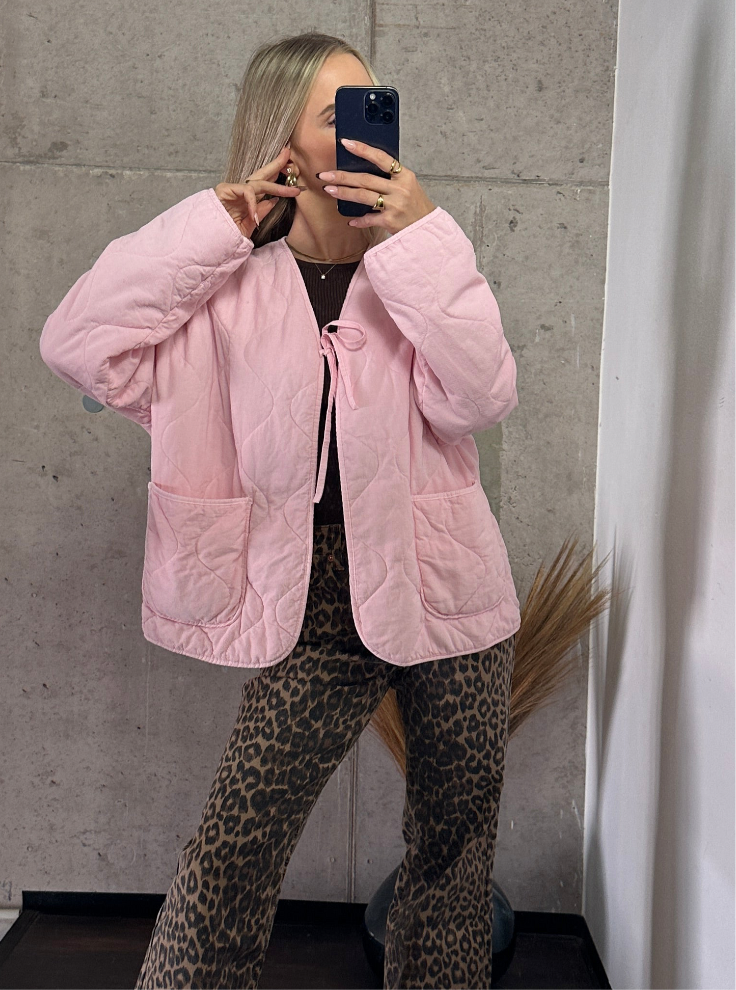 Cord Jacke Rosa
