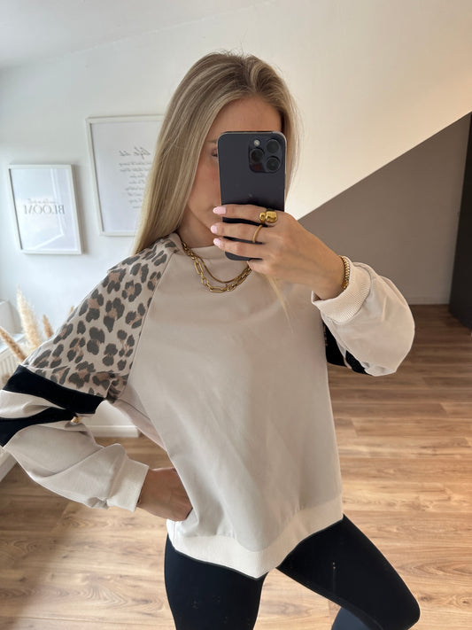 Leo Pullover Beige