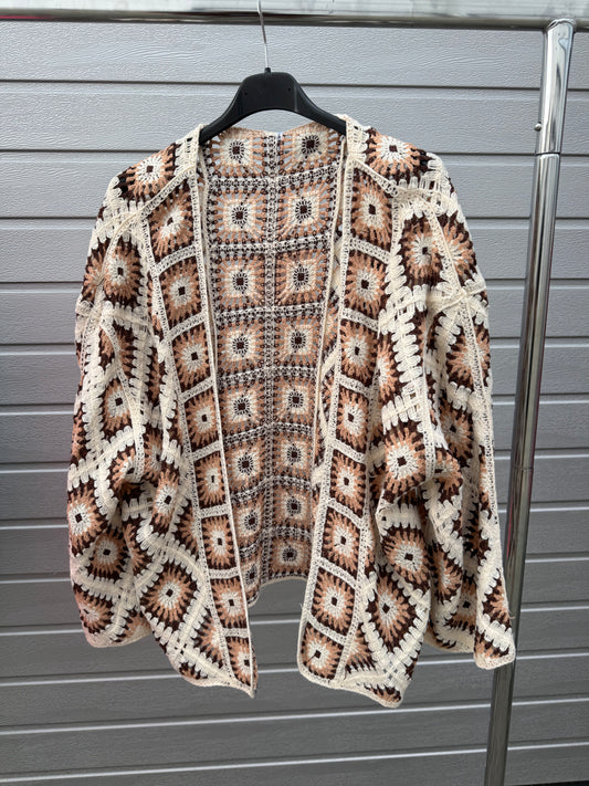 Bohoo Cardigan Braun