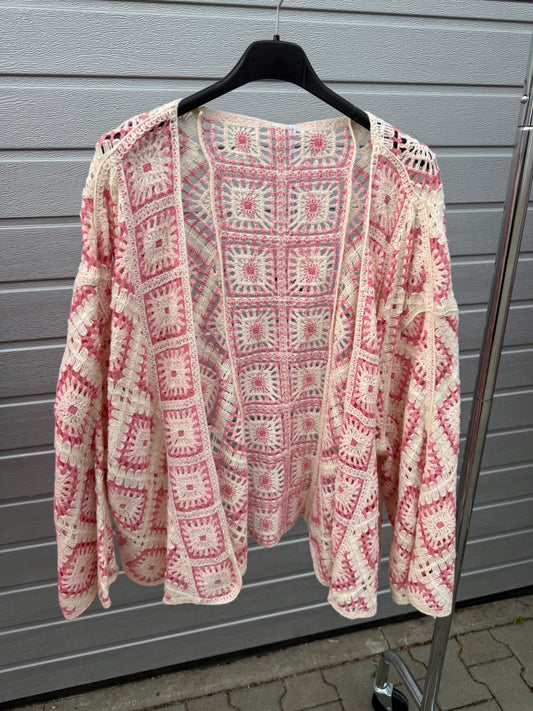 Bohoo Cardigan Rosa