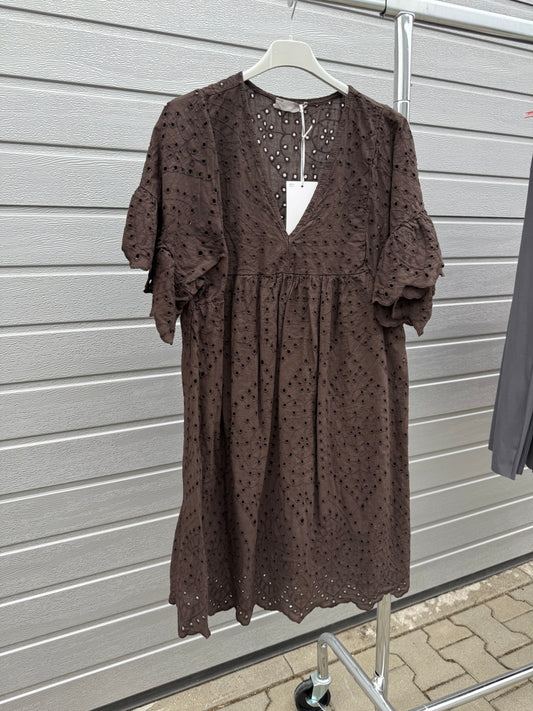 Kleid „Lochi“ Braun