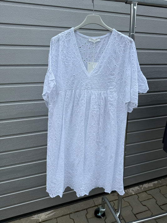 Kleid „Lochi“ Weiß