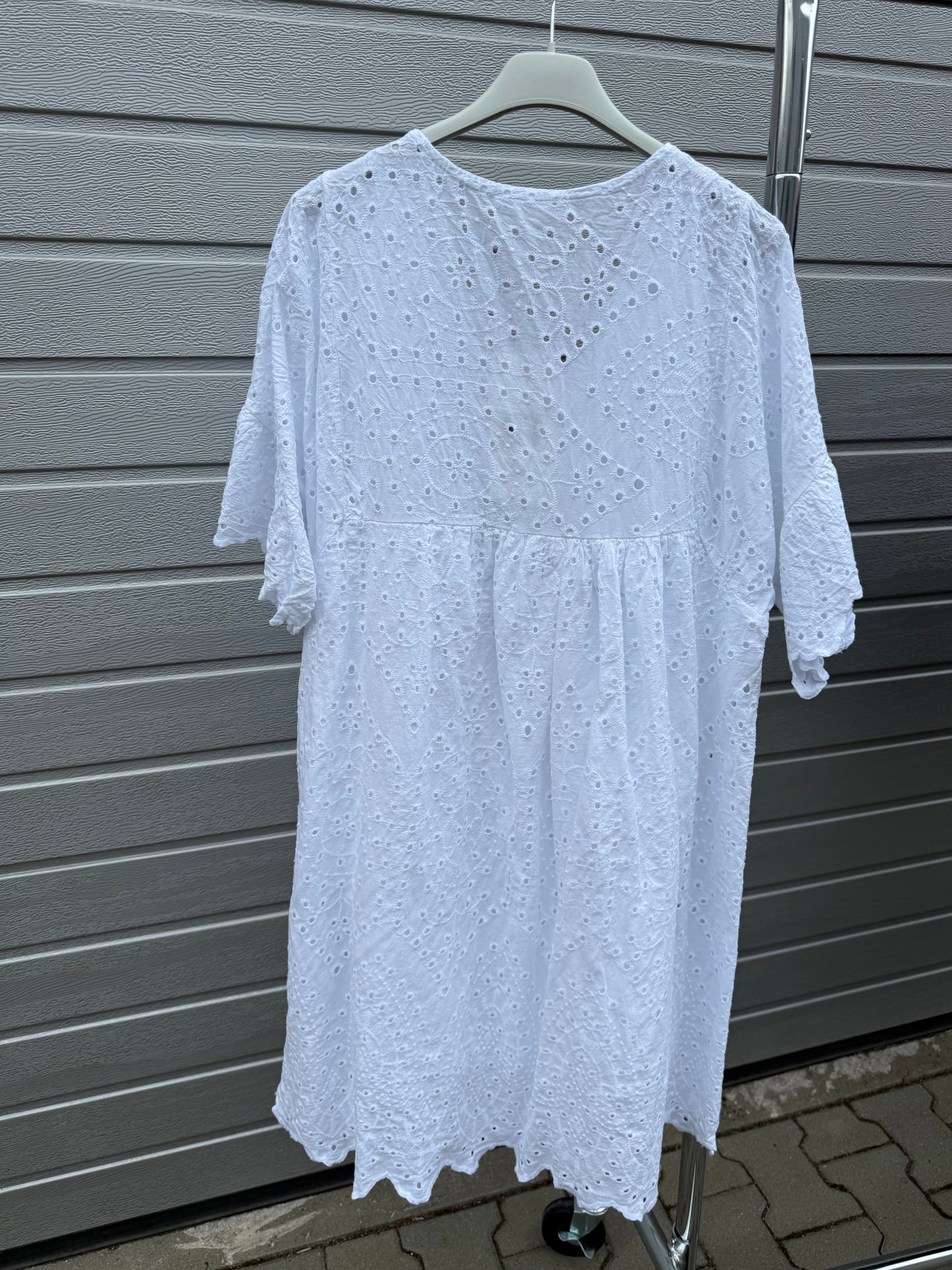 Kleid „Lochi“ Weiß