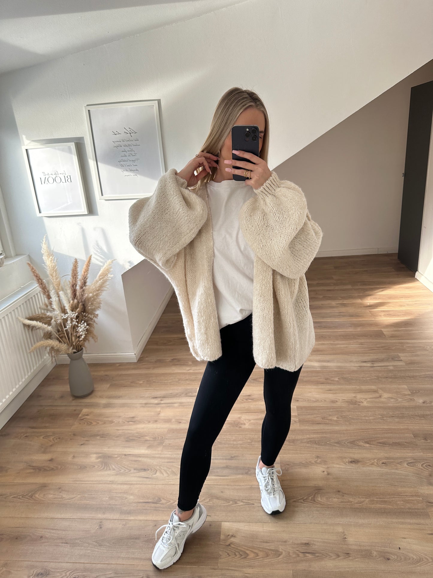 Cardigan "Nala" Hellgrau