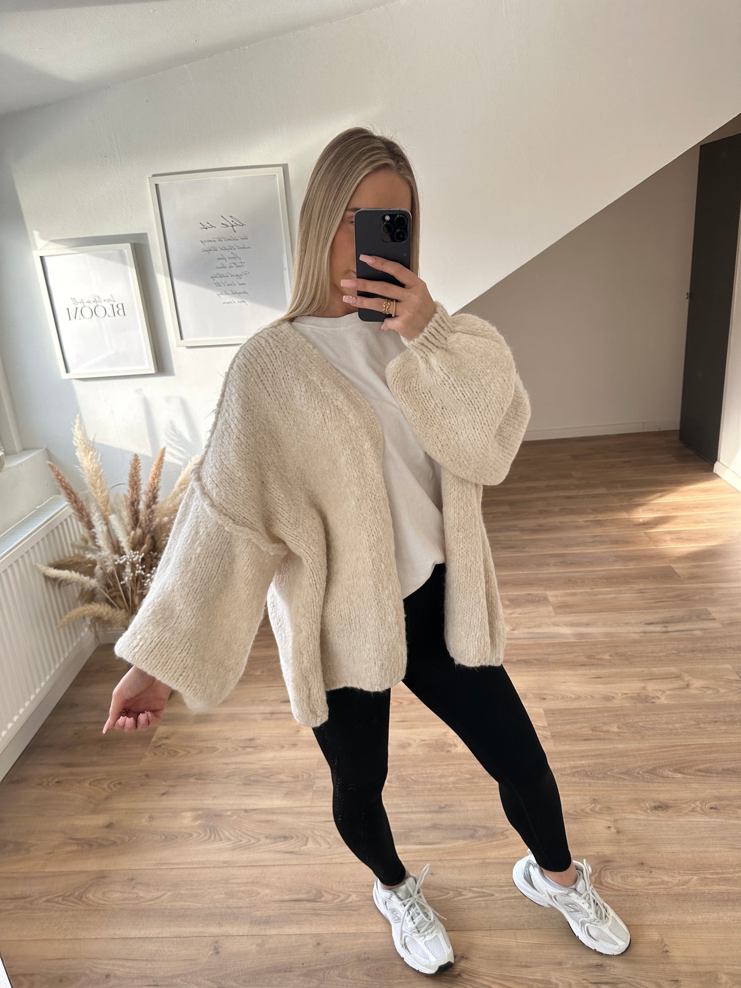 Cardigan "Nala" Hellgrau