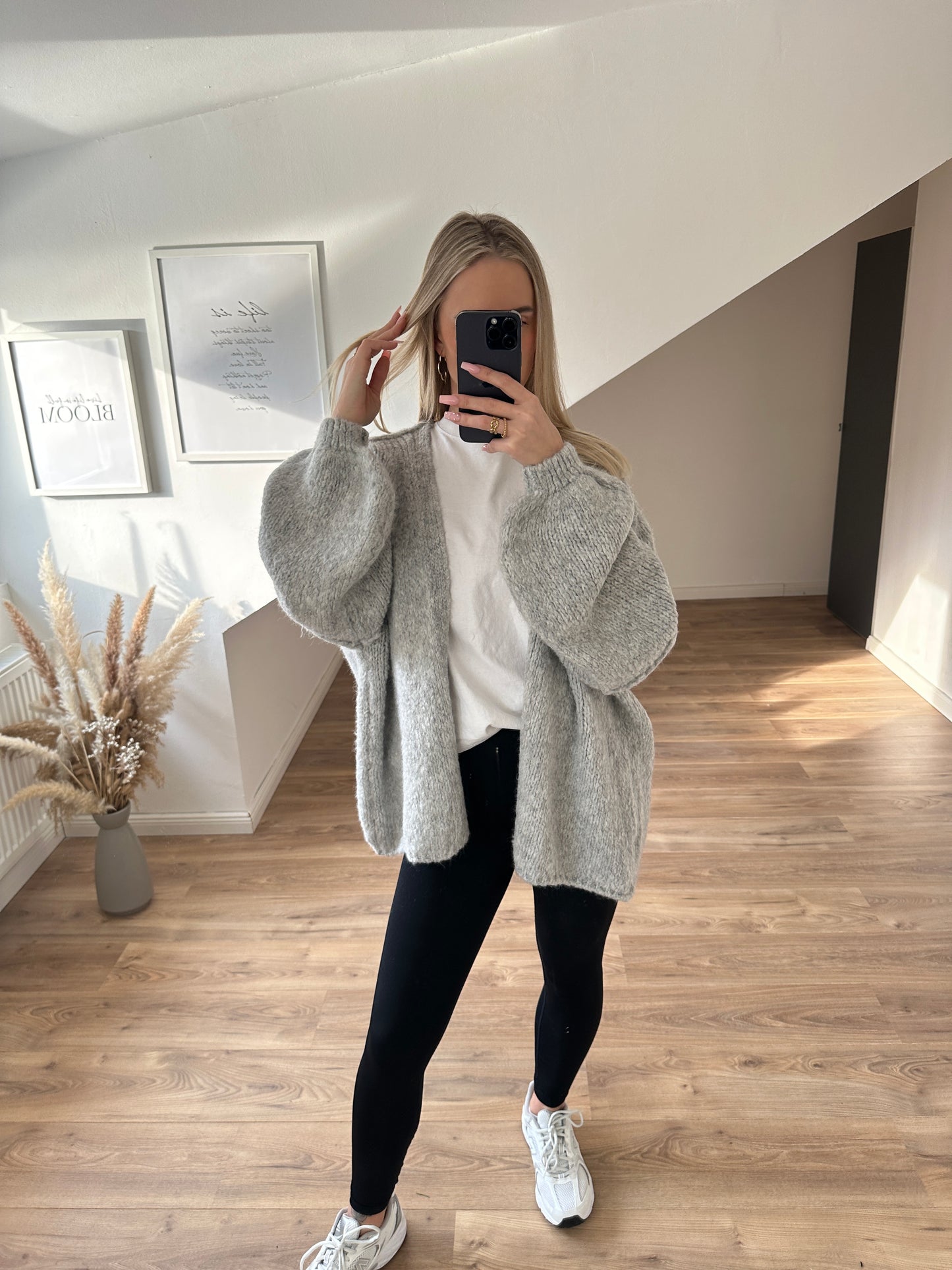 Cardigan "Nala" Hellgrau