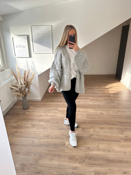 Cardigan "Nala" Hellgrau