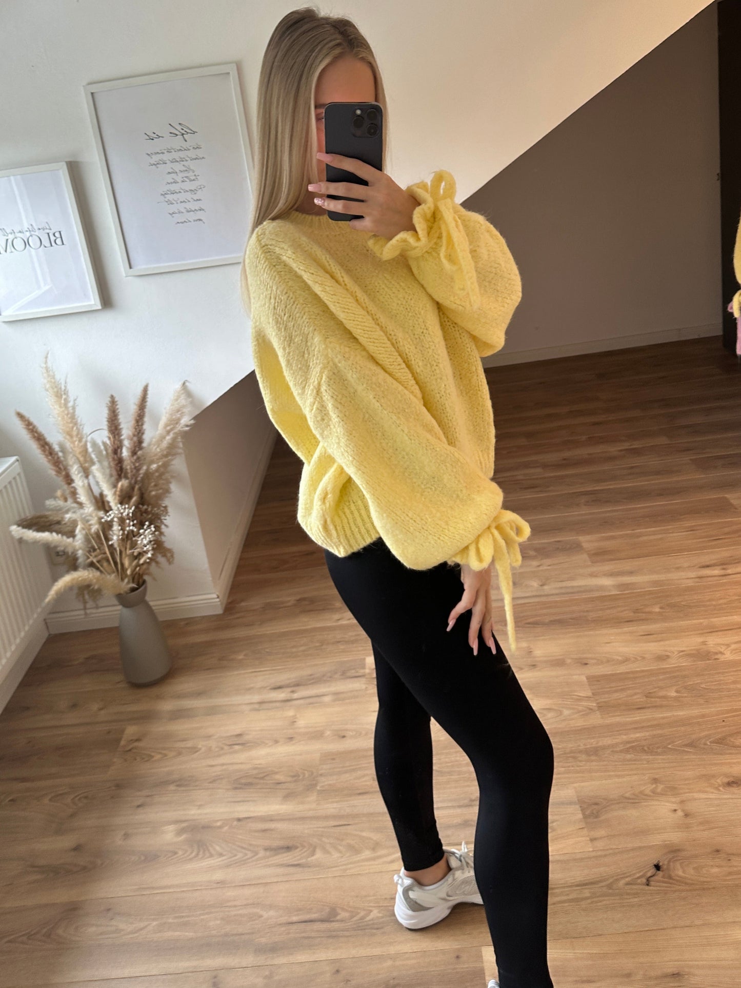 Rüschenpullover "Molly" Gelb
