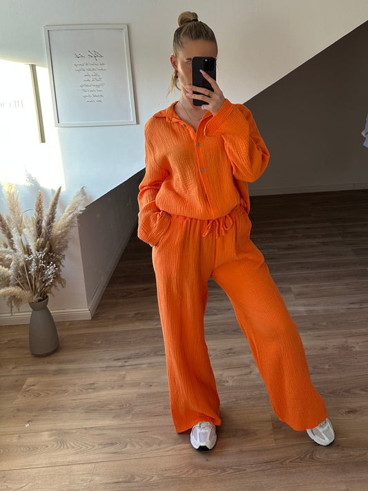 Musselin Hose "Spring" Orange