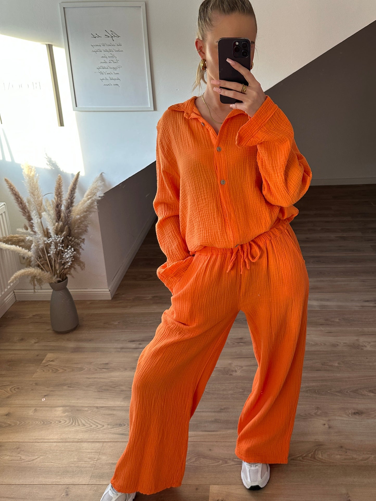 Musselin Hose "Spring" Gelb