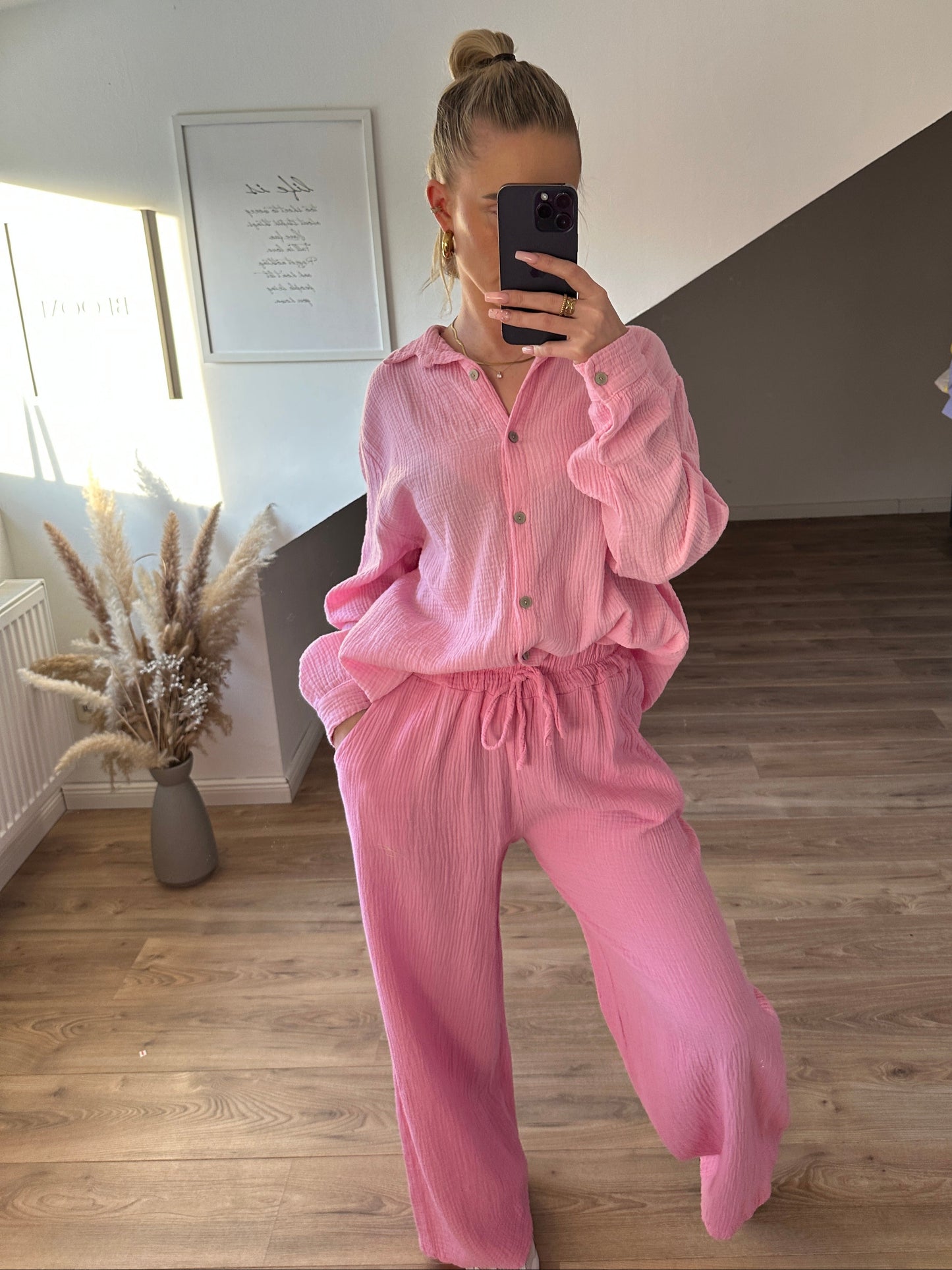 Musselin Hose "Spring" Gelb