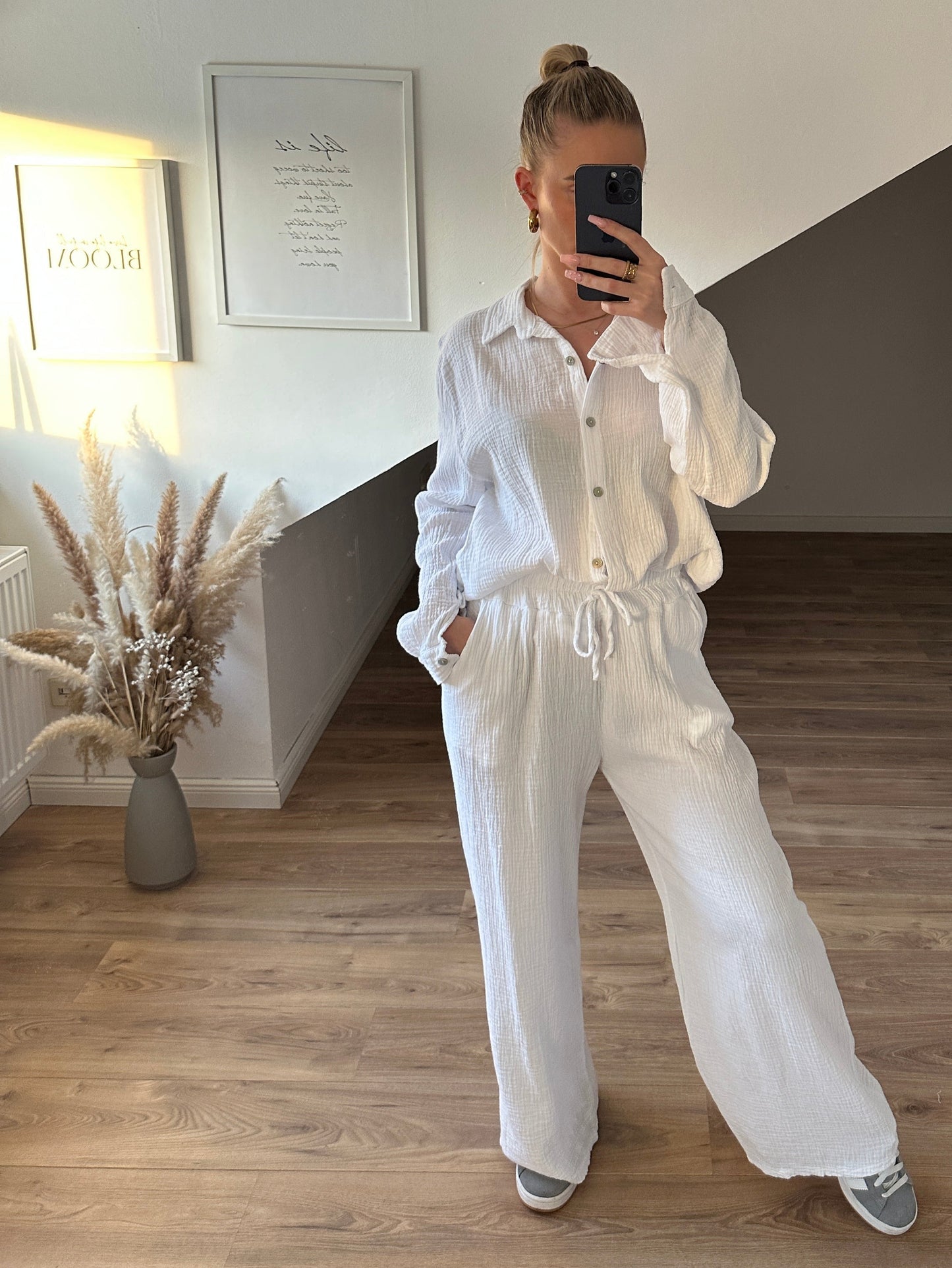 Musselin Hose "Spring" Gelb