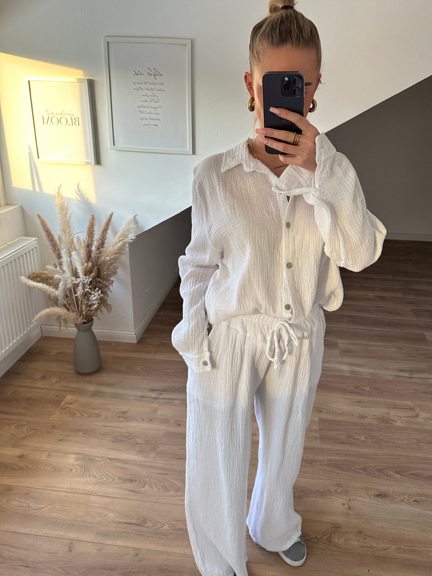 Musselin Hose "Spring" Gelb
