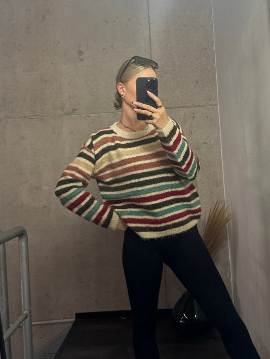 Pullover “Autumn Stripes” – Cozy Chic