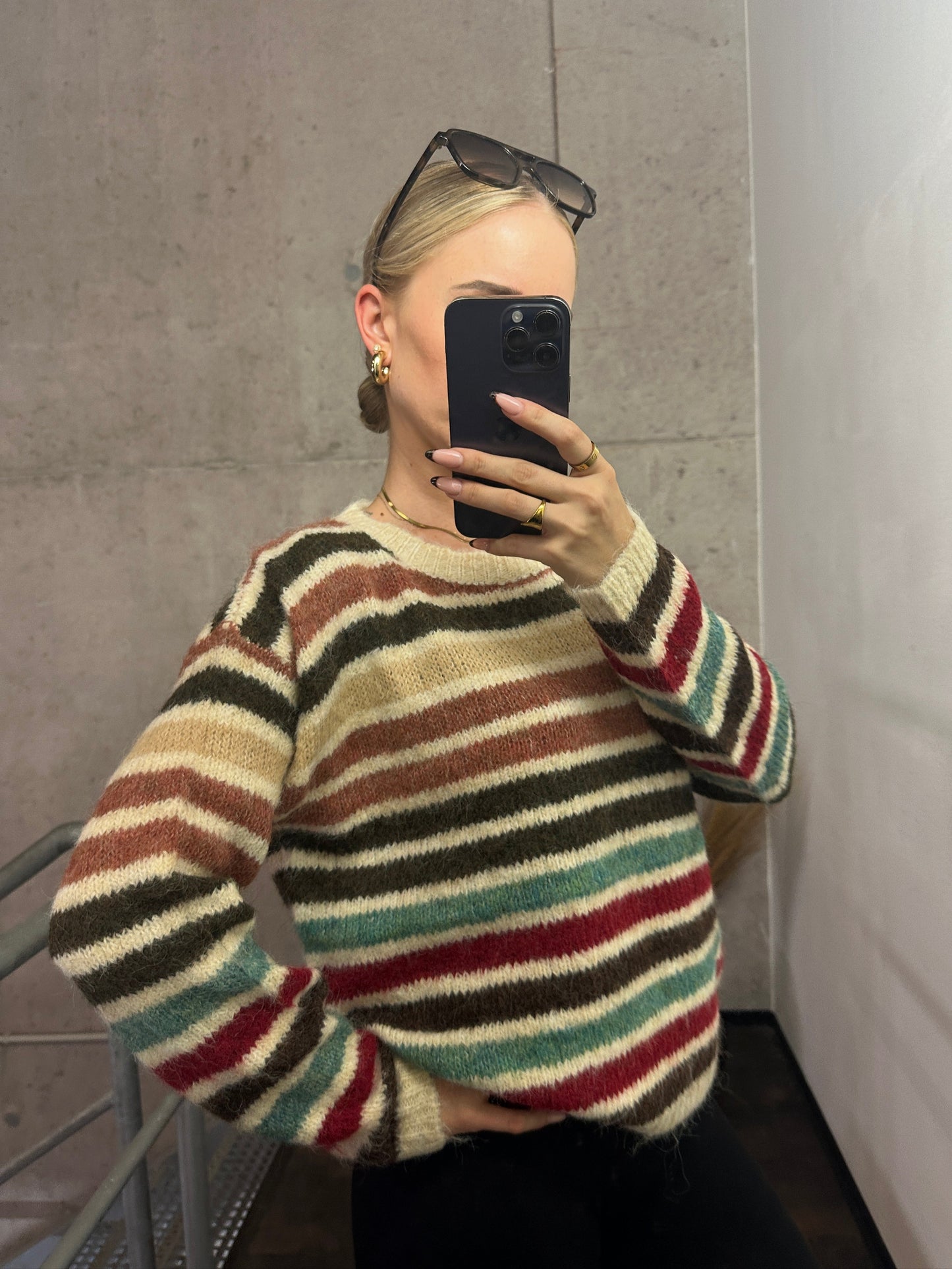 Pullover “Autumn Stripes” – Cozy Chic
