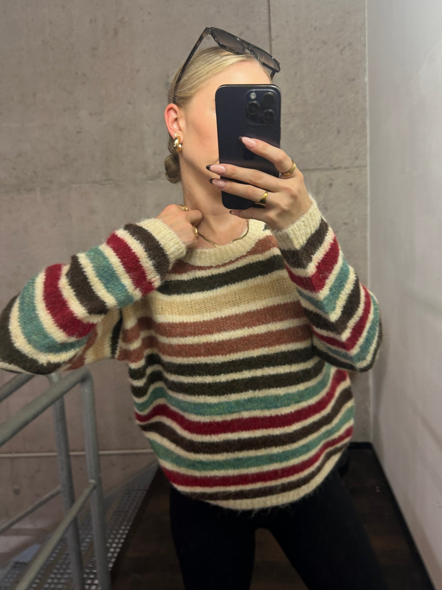 Pullover “Autumn Stripes” – Cozy Chic