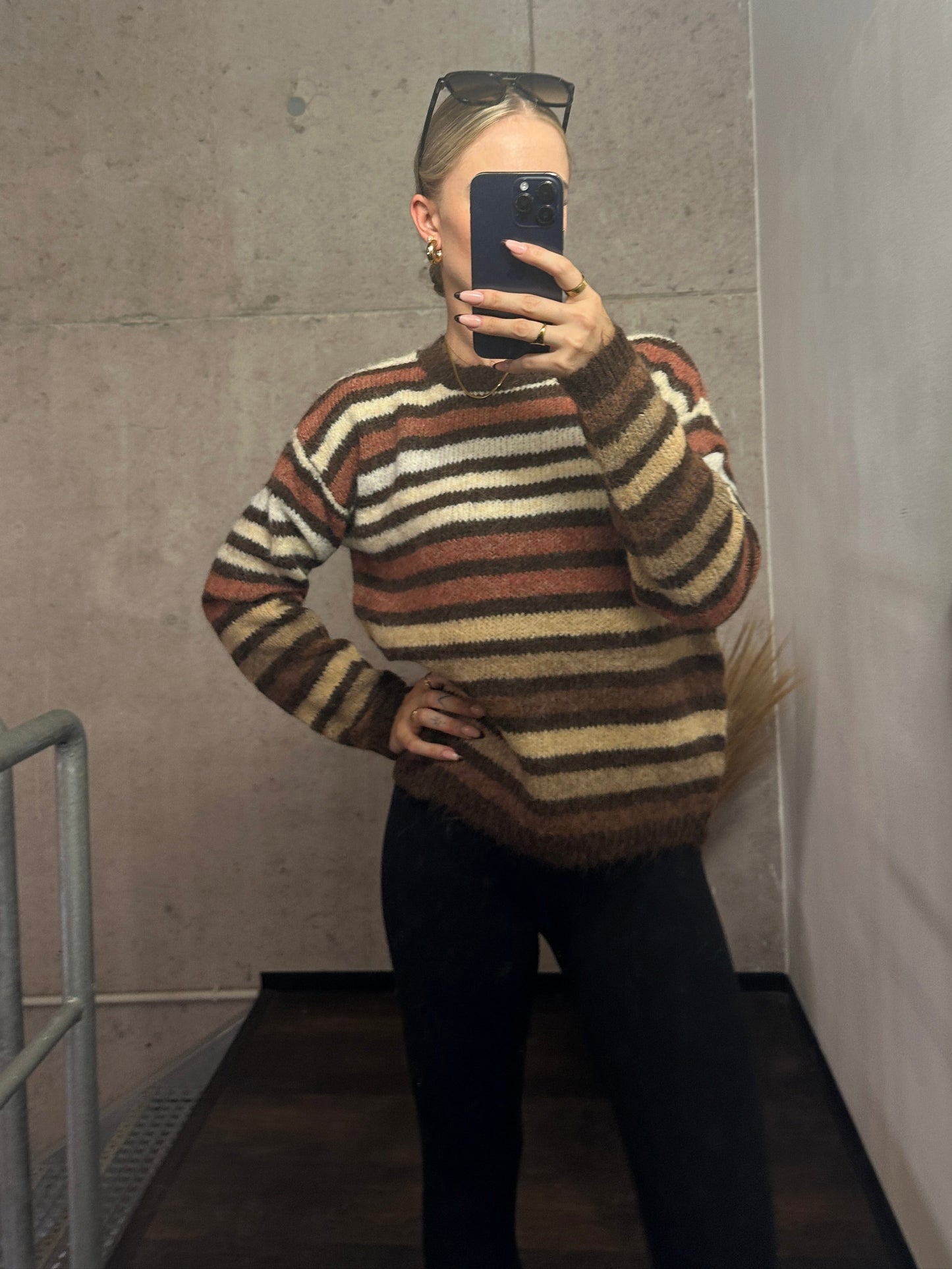 Pullover “Forest Stripes” – Cozy Chic