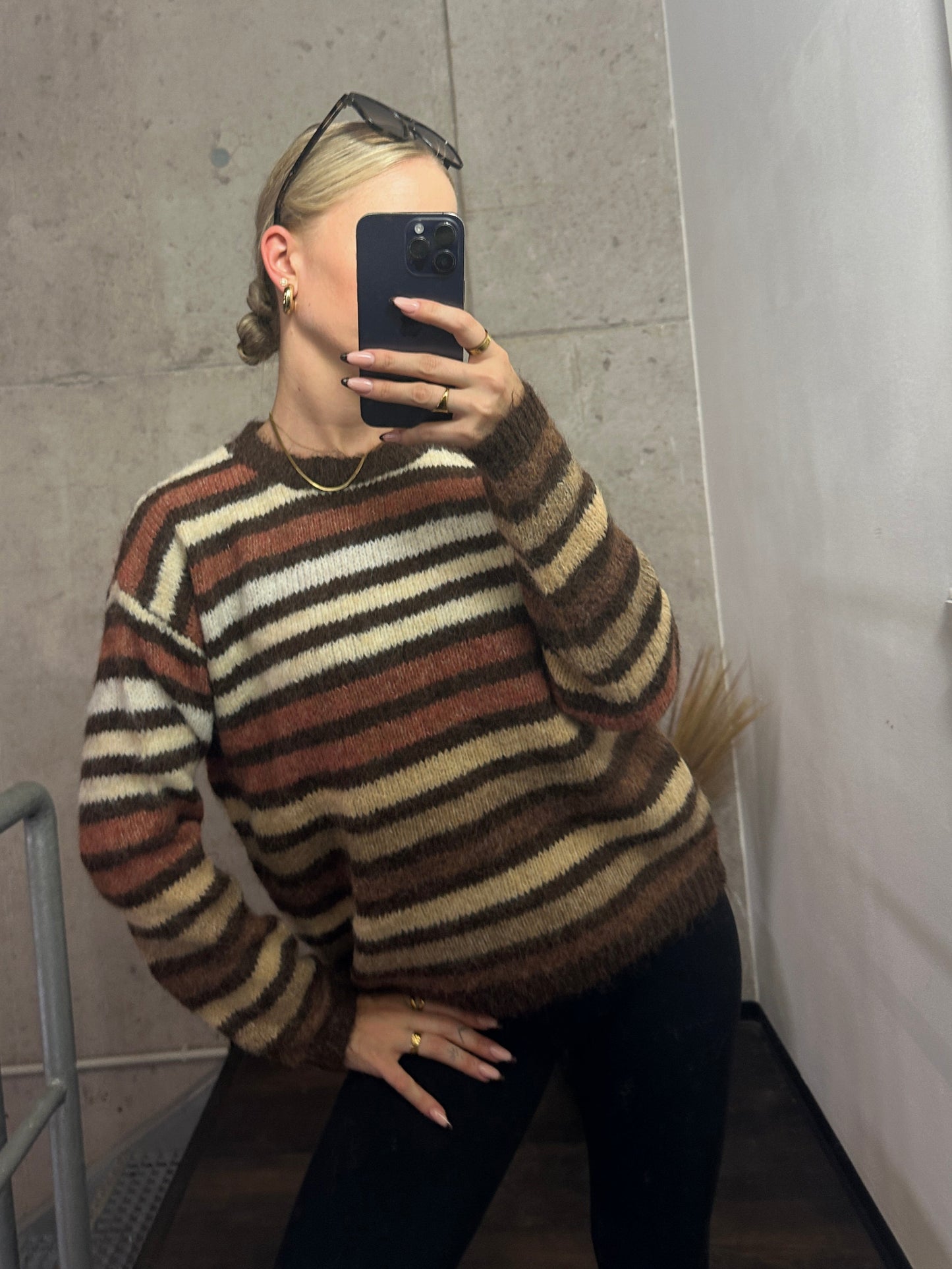 Pullover “Forest Stripes” – Cozy Chic