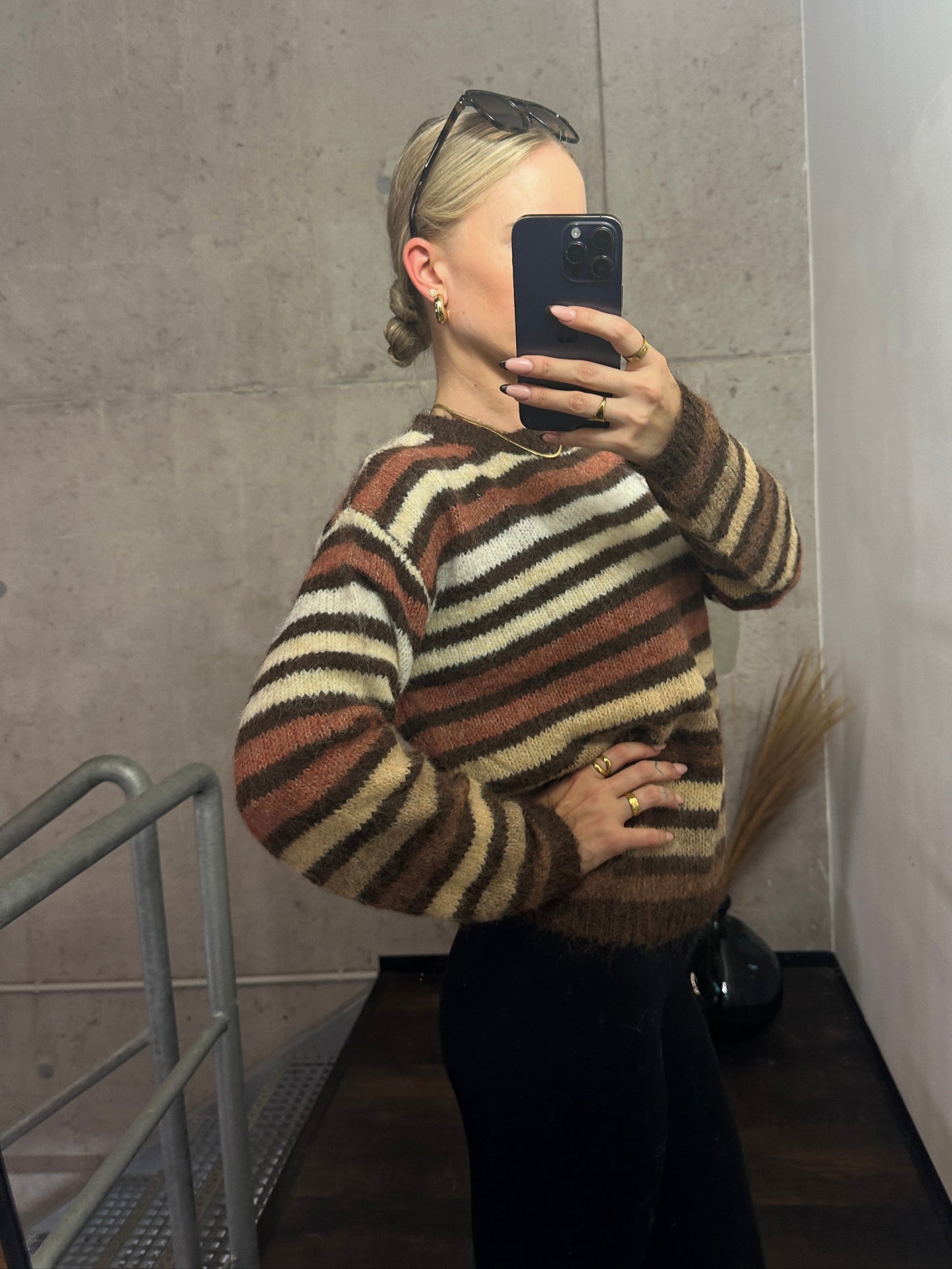 Pullover “Forest Stripes” – Cozy Chic