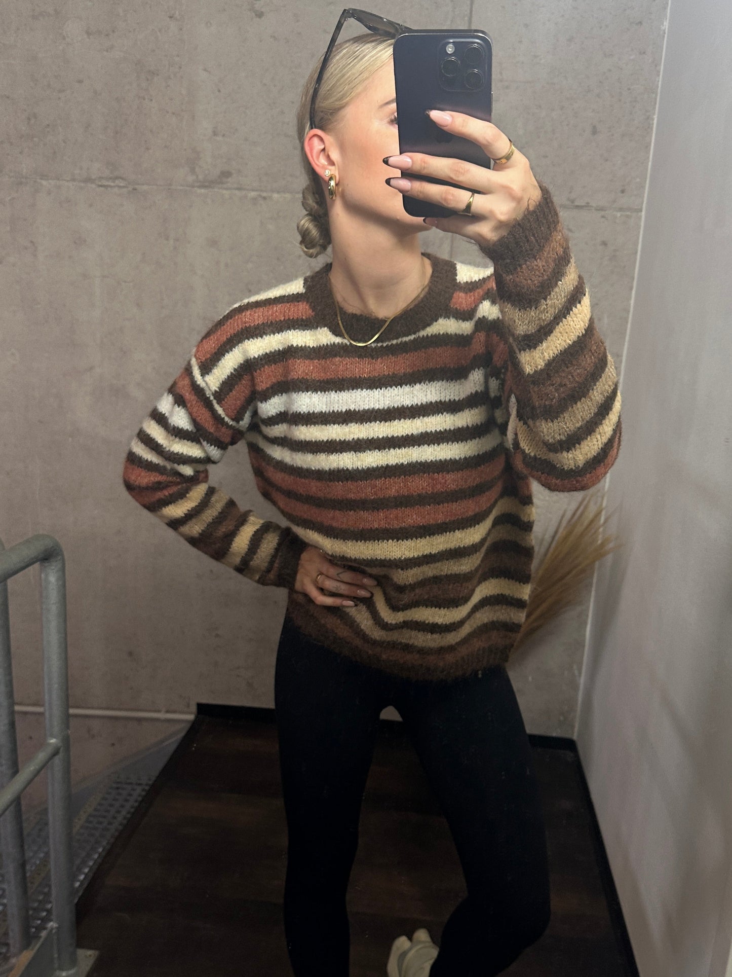 Pullover “Forest Stripes” – Cozy Chic
