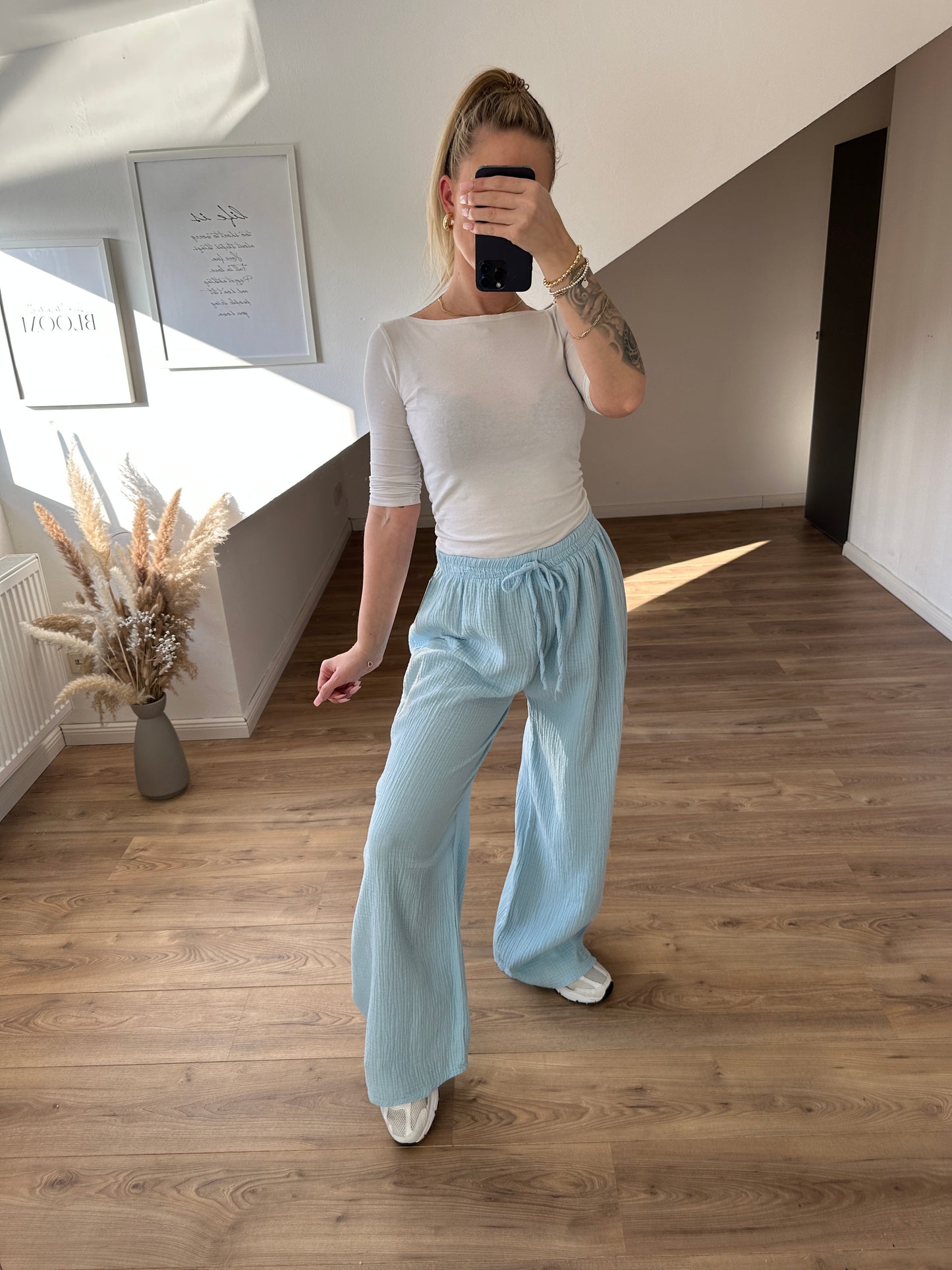 Musselin Hose "Spring" Gelb