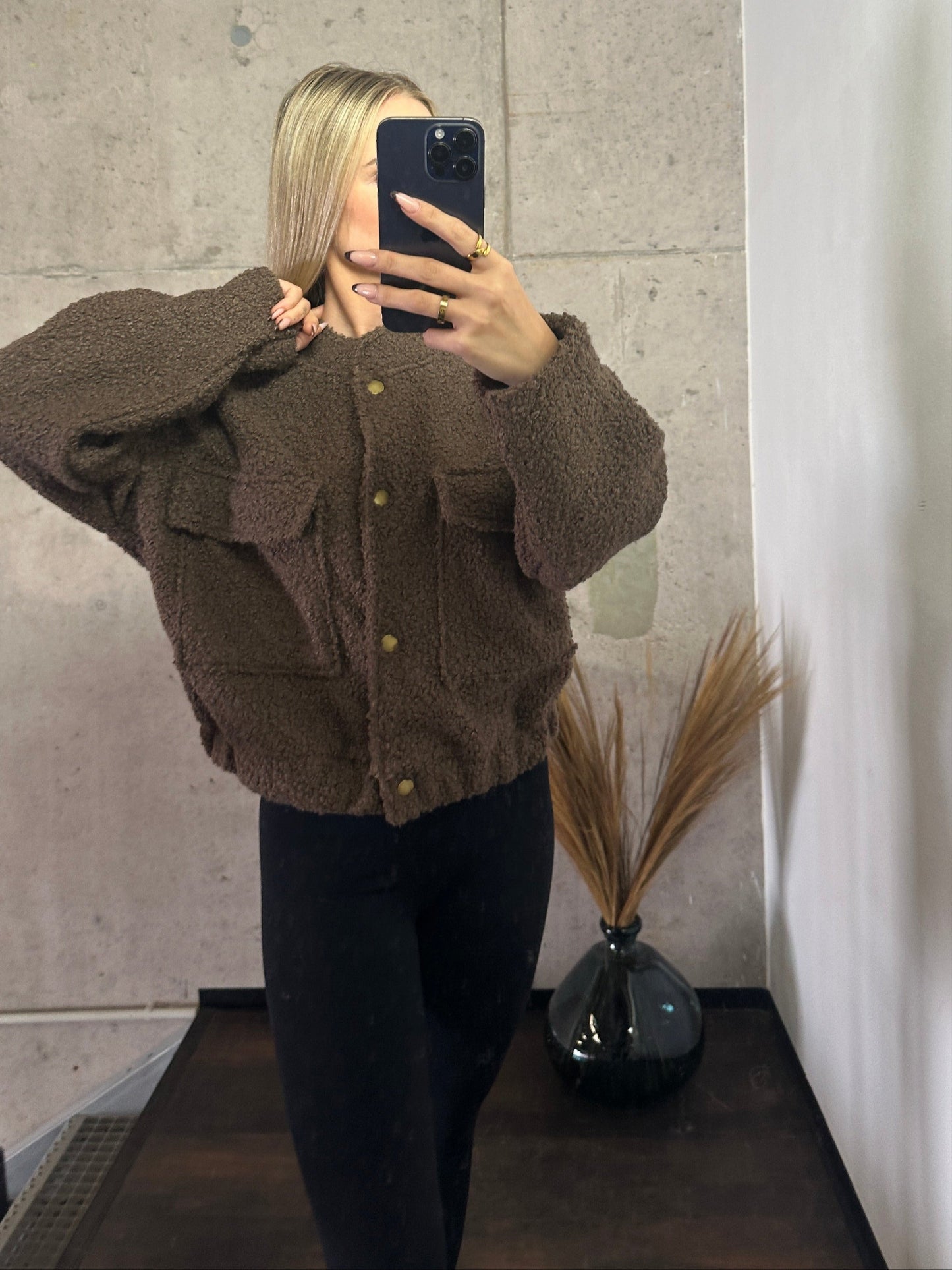Teddy Jacke Braun