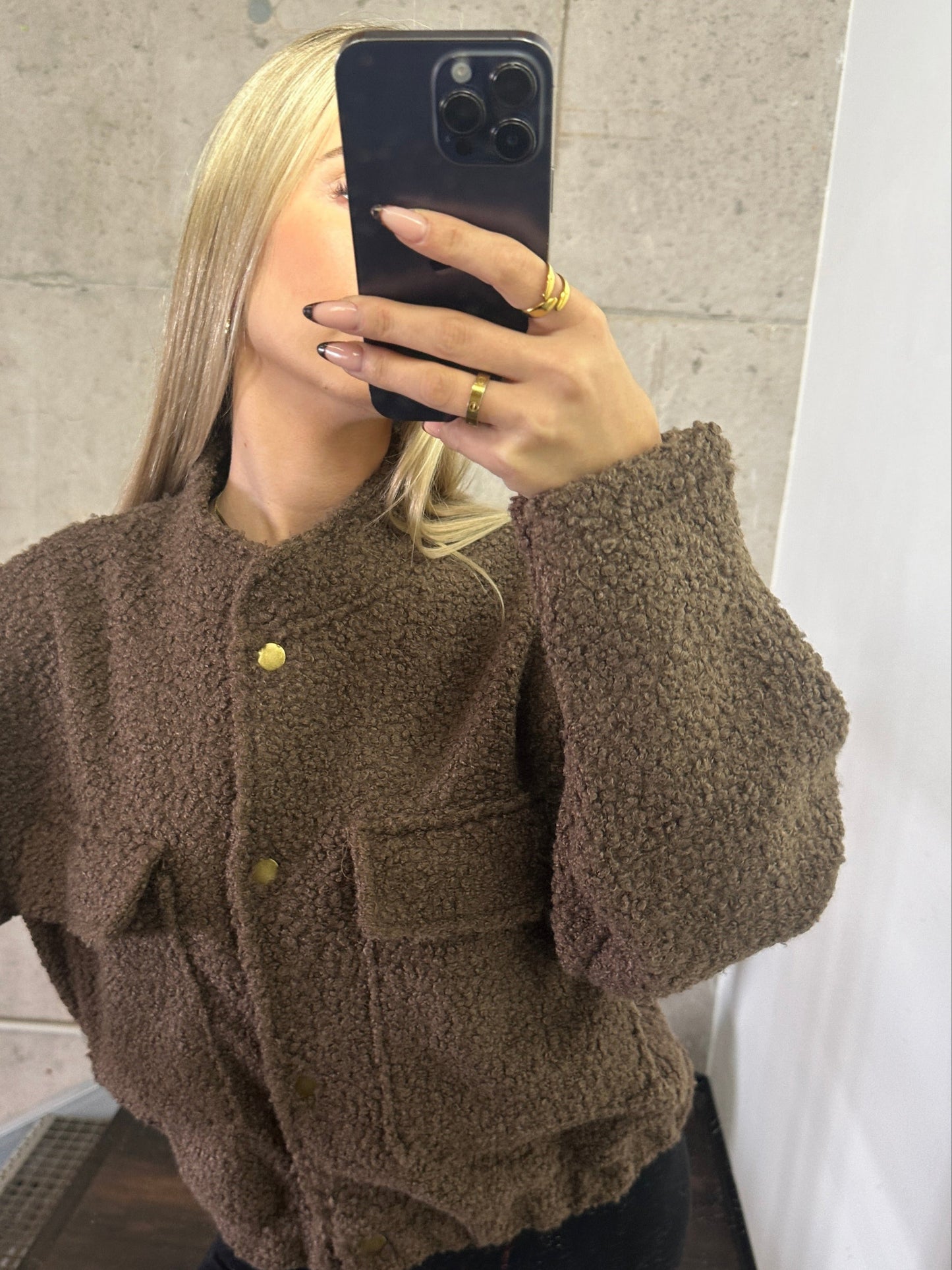 Teddy Jacke Braun