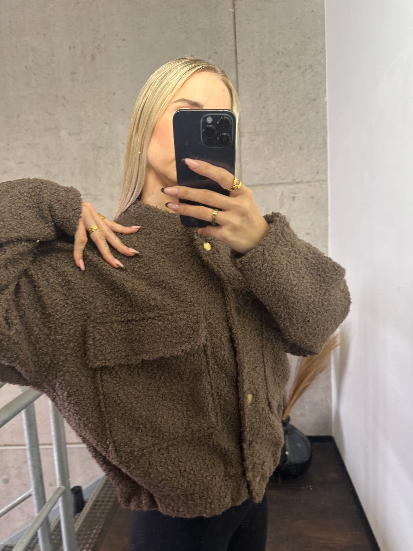 Teddy Jacke Braun