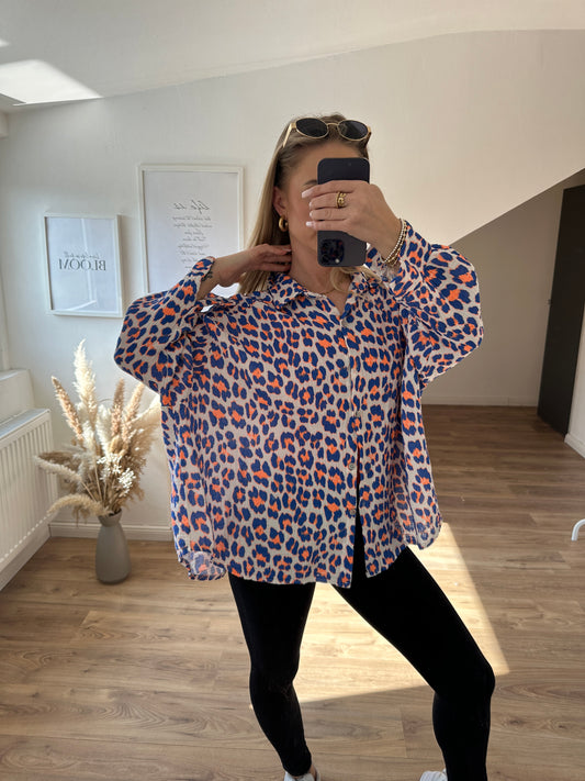 Leopardenbluse "Bluesy"