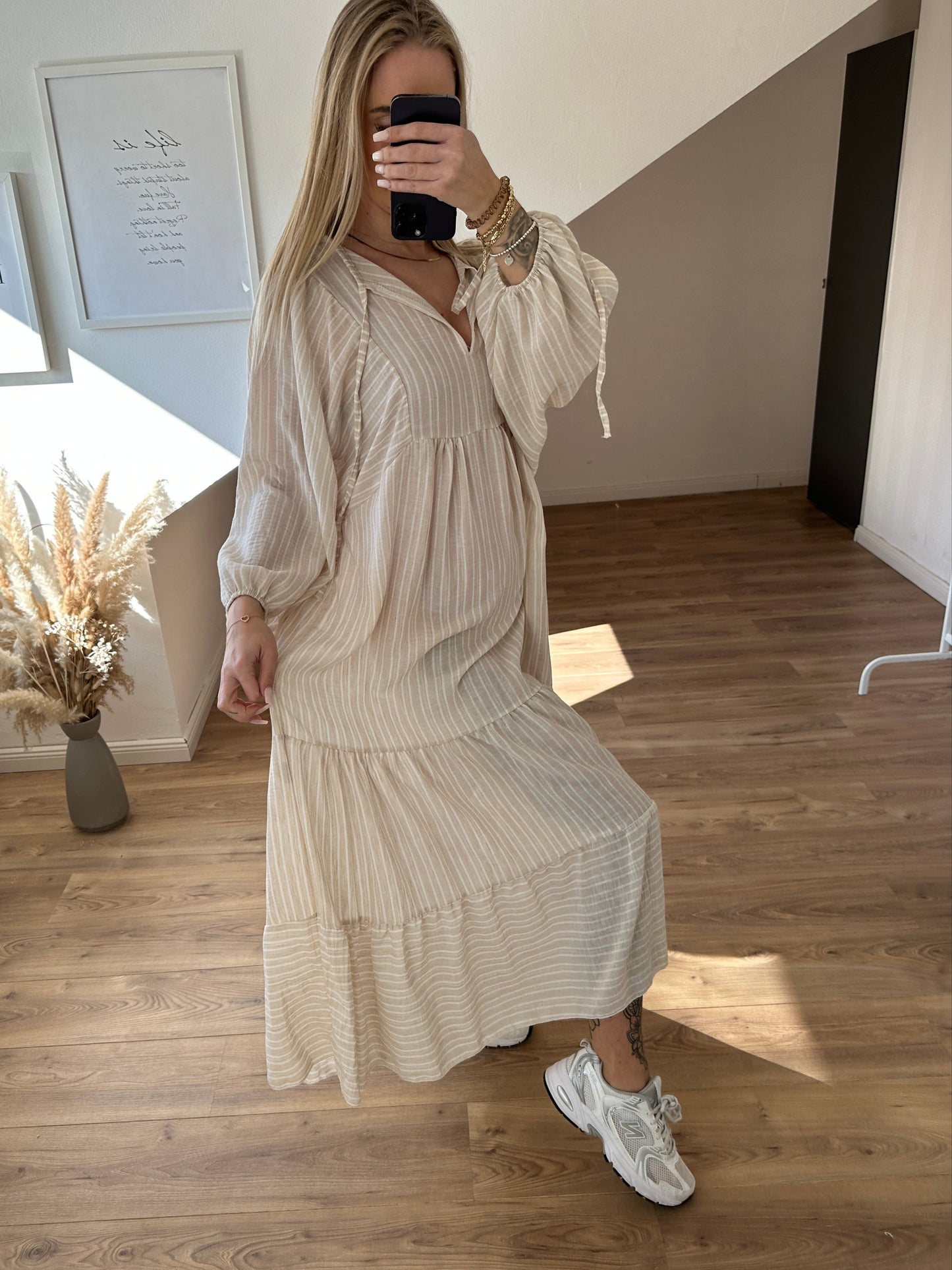 Kleid "Sunny" Lang Gelb