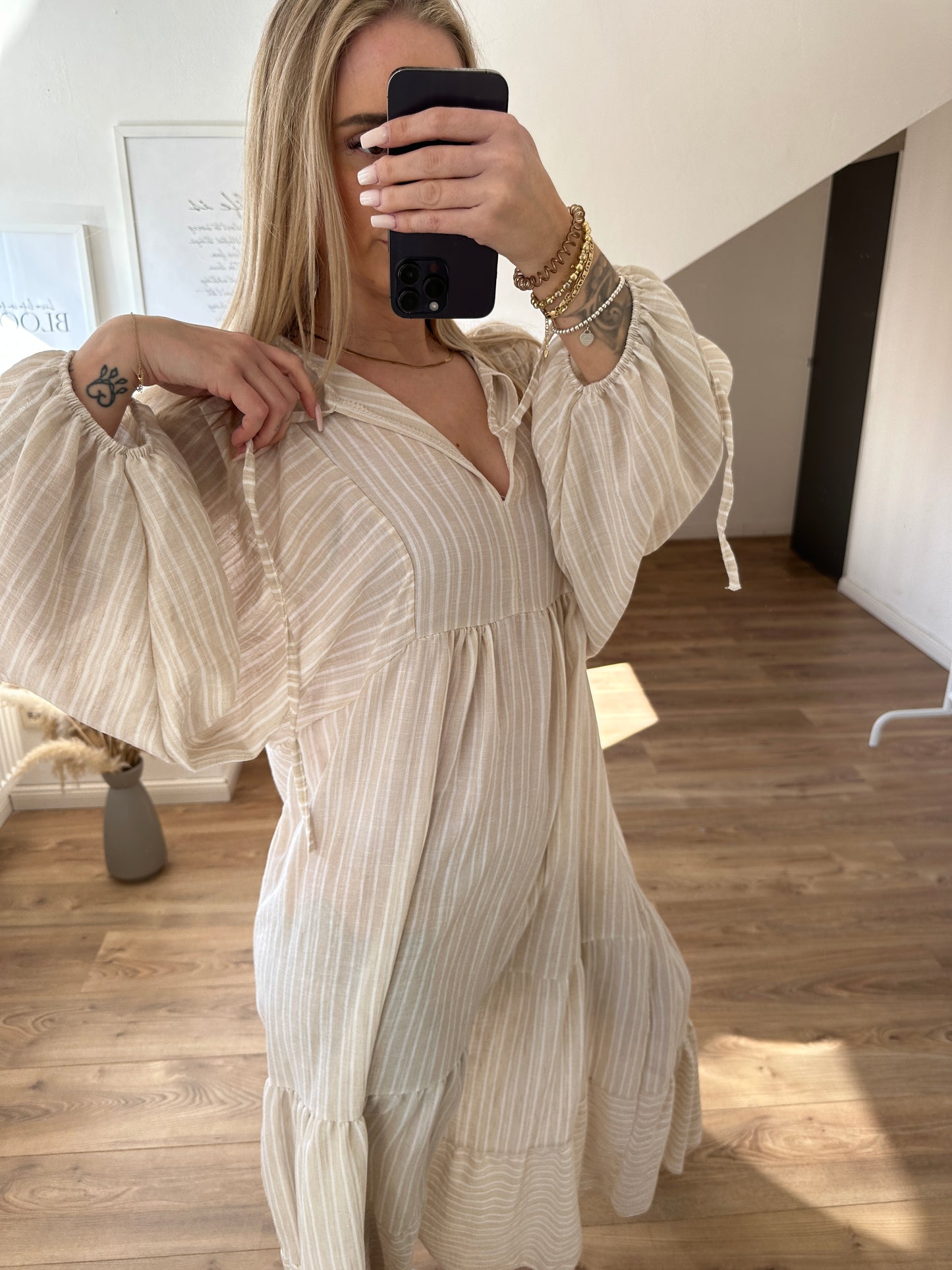 Kleid "Sunny" Lang Gelb