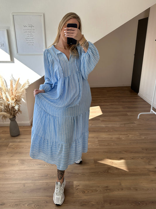 Kleid "Sunny" Lang Blau