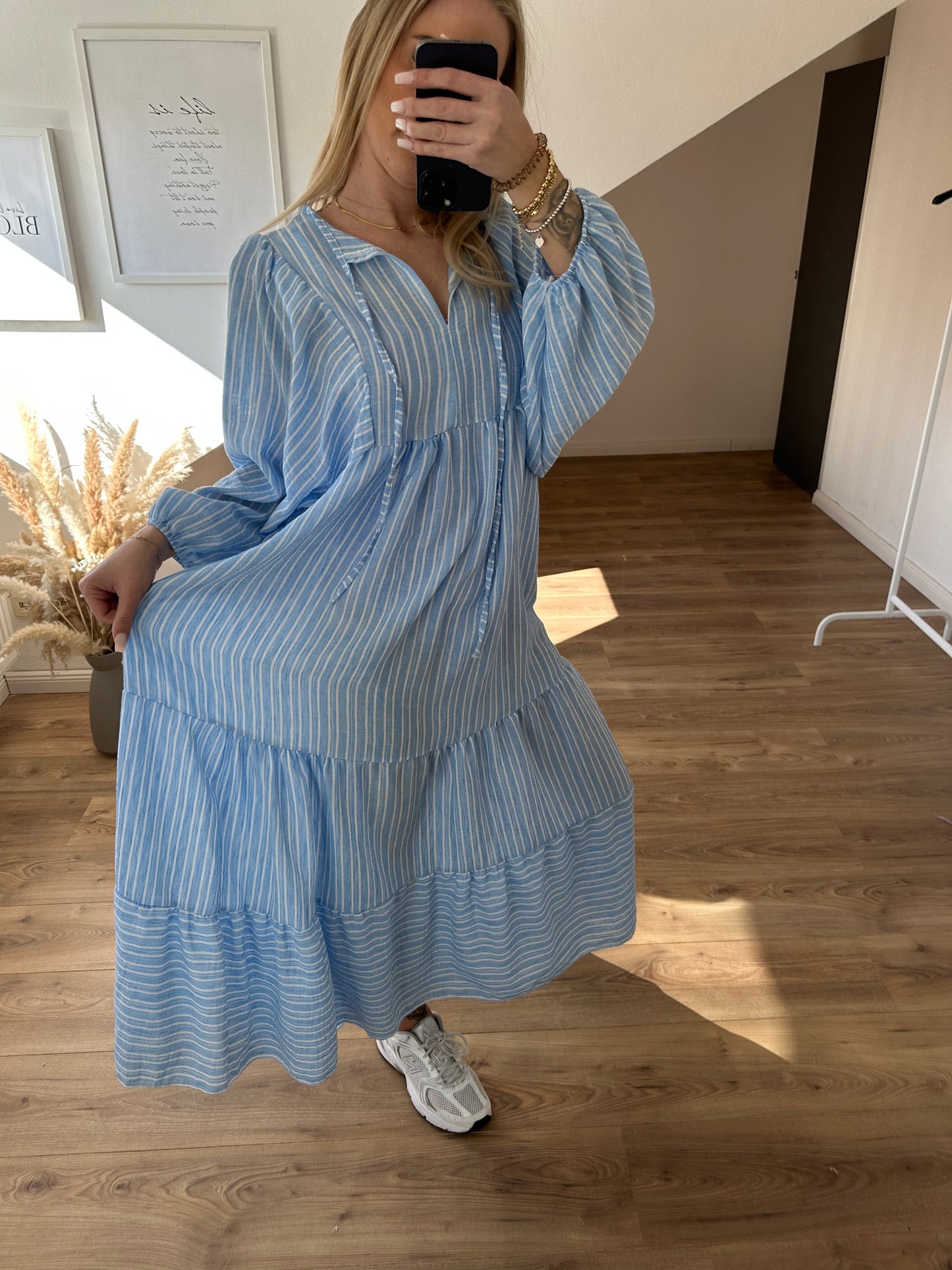 Kleid "Sunny" Lang Gelb