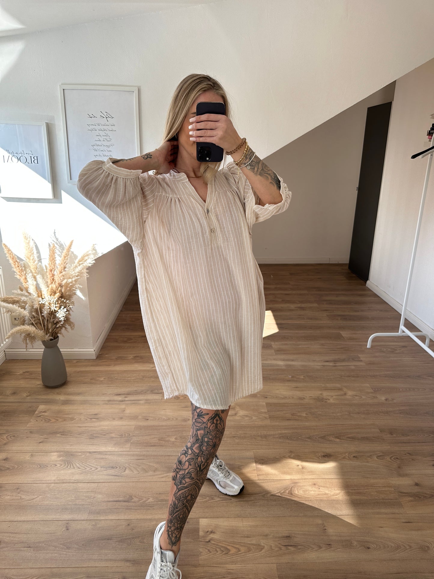 Kleid "Sunny" Kurz Gelb