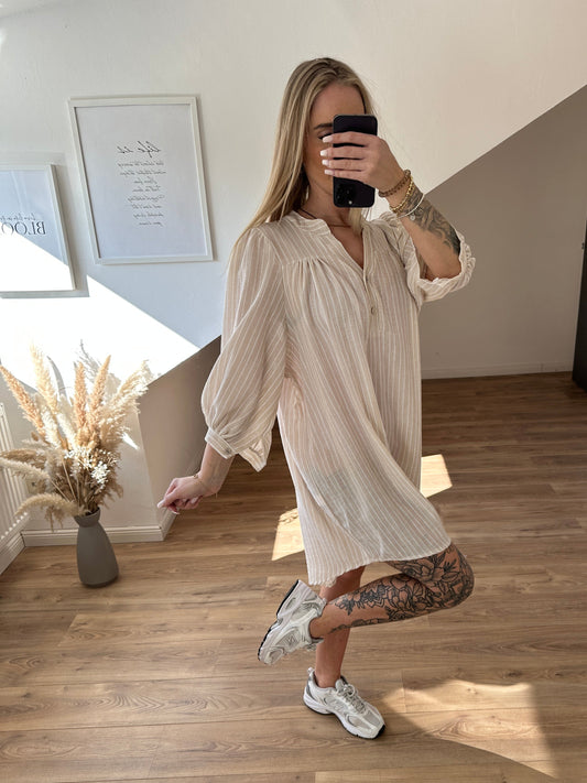 Kleid "Sunny" Kurz Beige