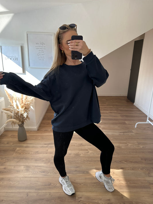 Leichter Pullover Dunkelblau
