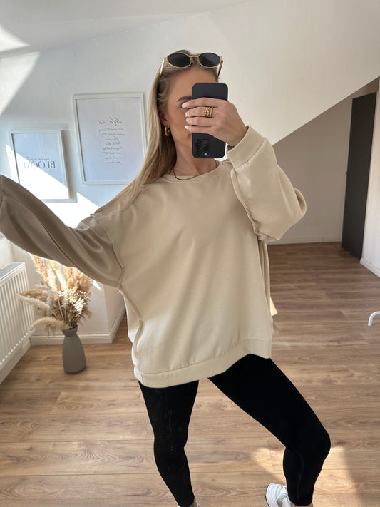 Leichter Pullover Beige