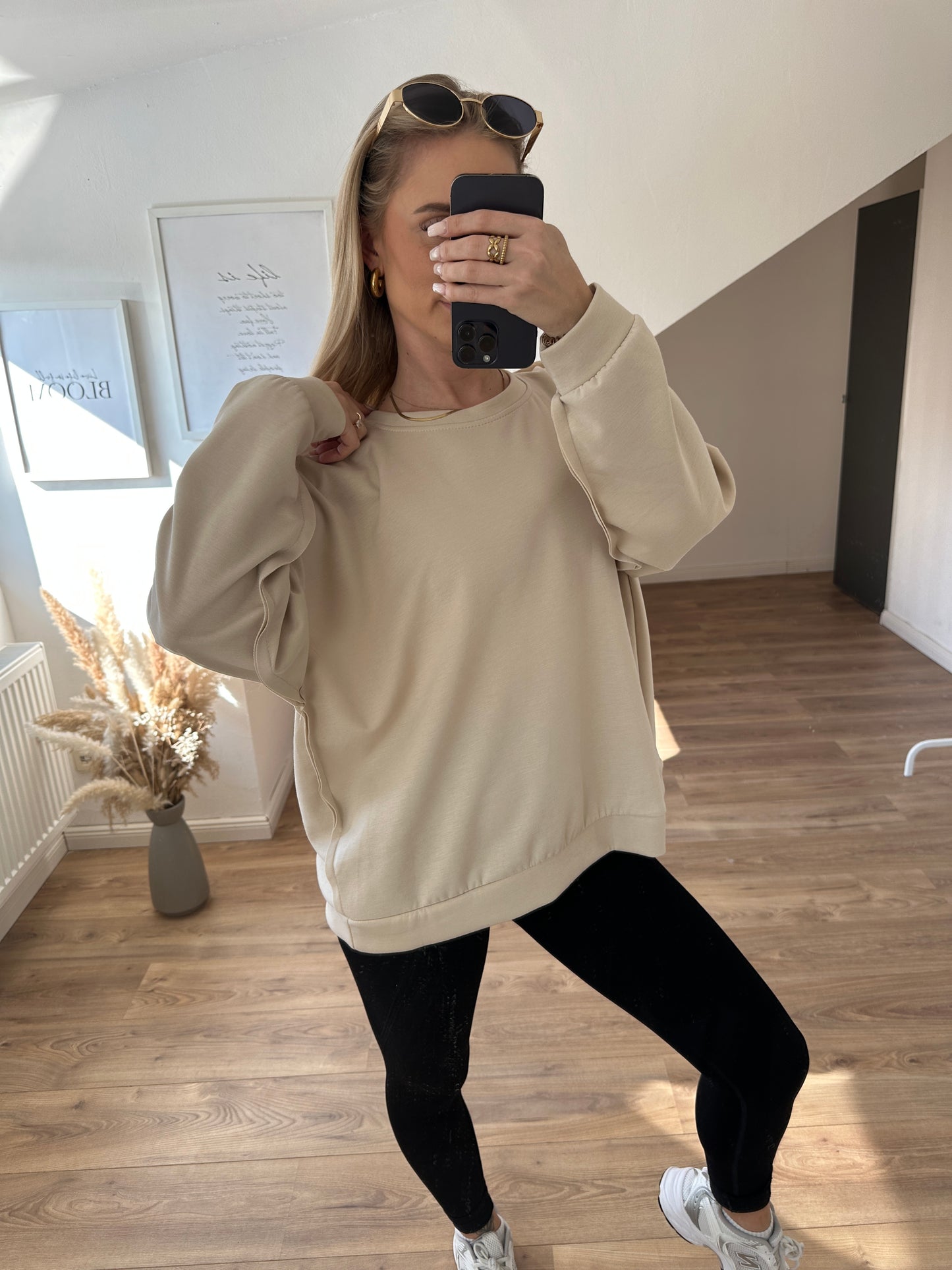 Leichter Pullover Beige