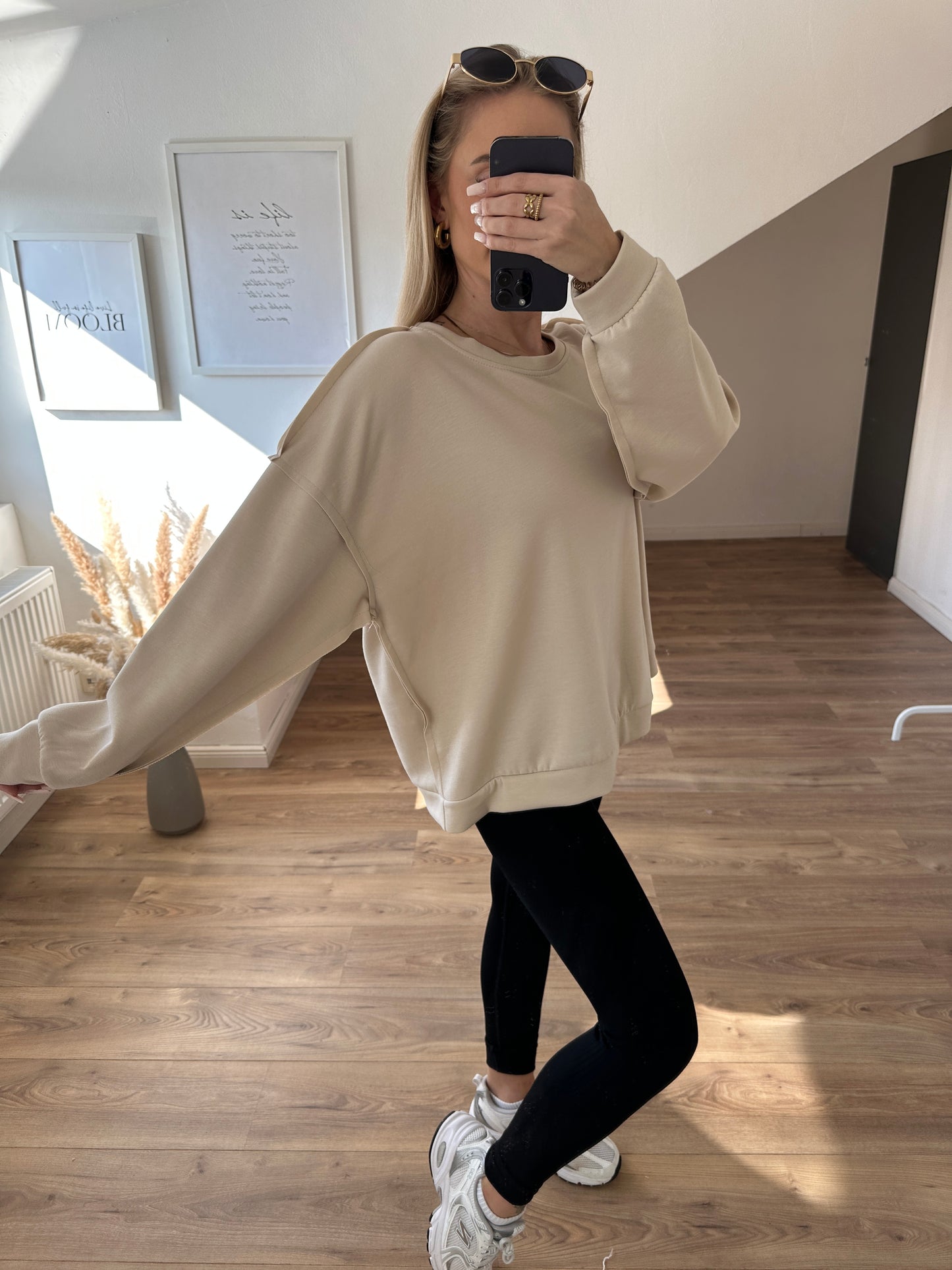 Leichter Pullover Beige