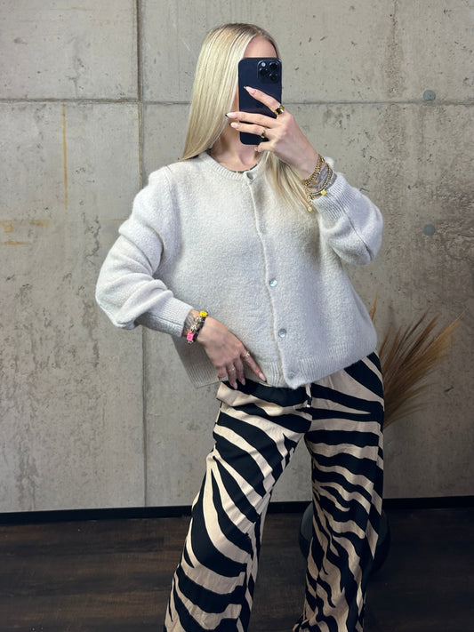 Alpaka Cardigan Beige