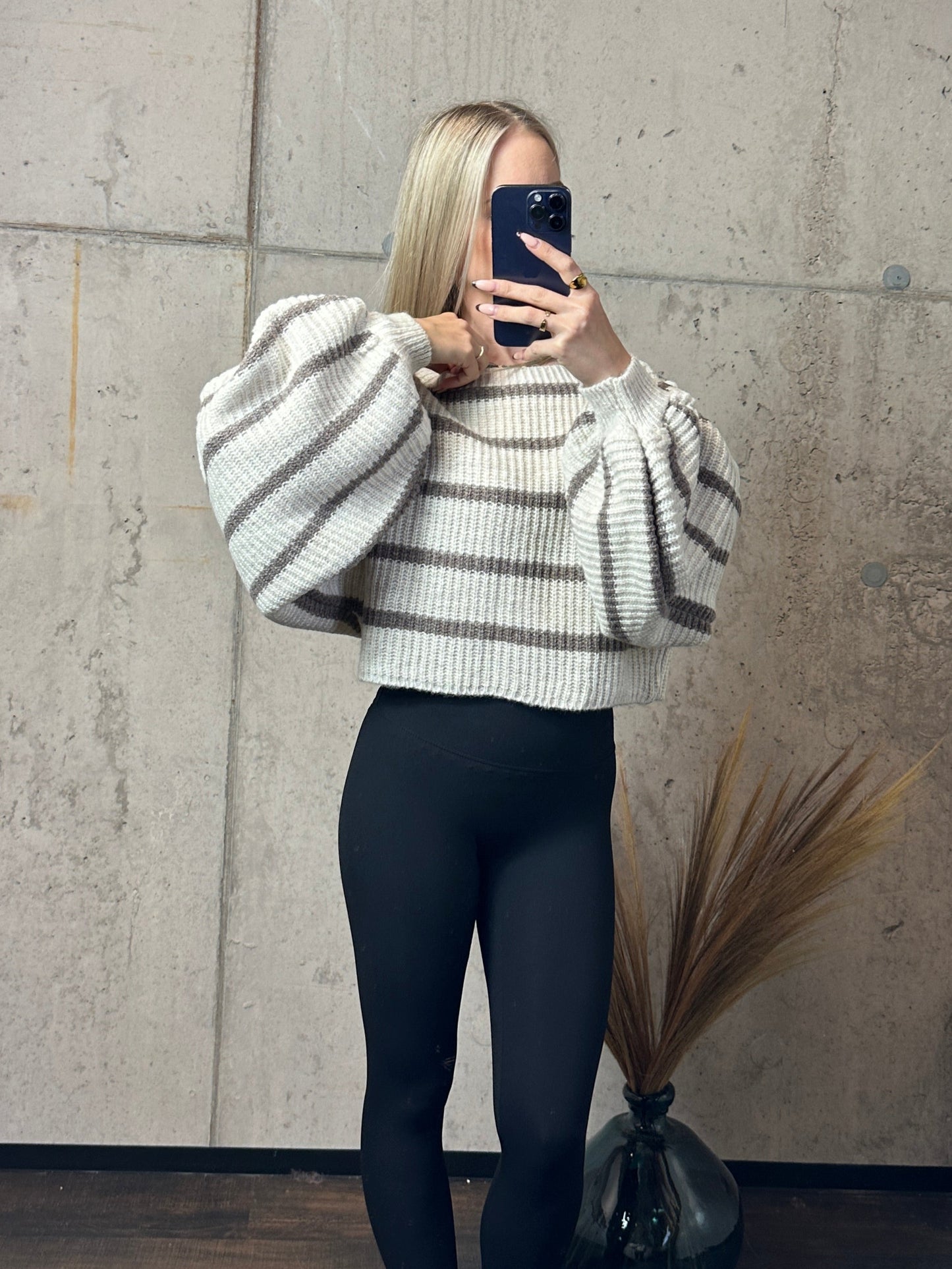 Pullover Beige/Braun